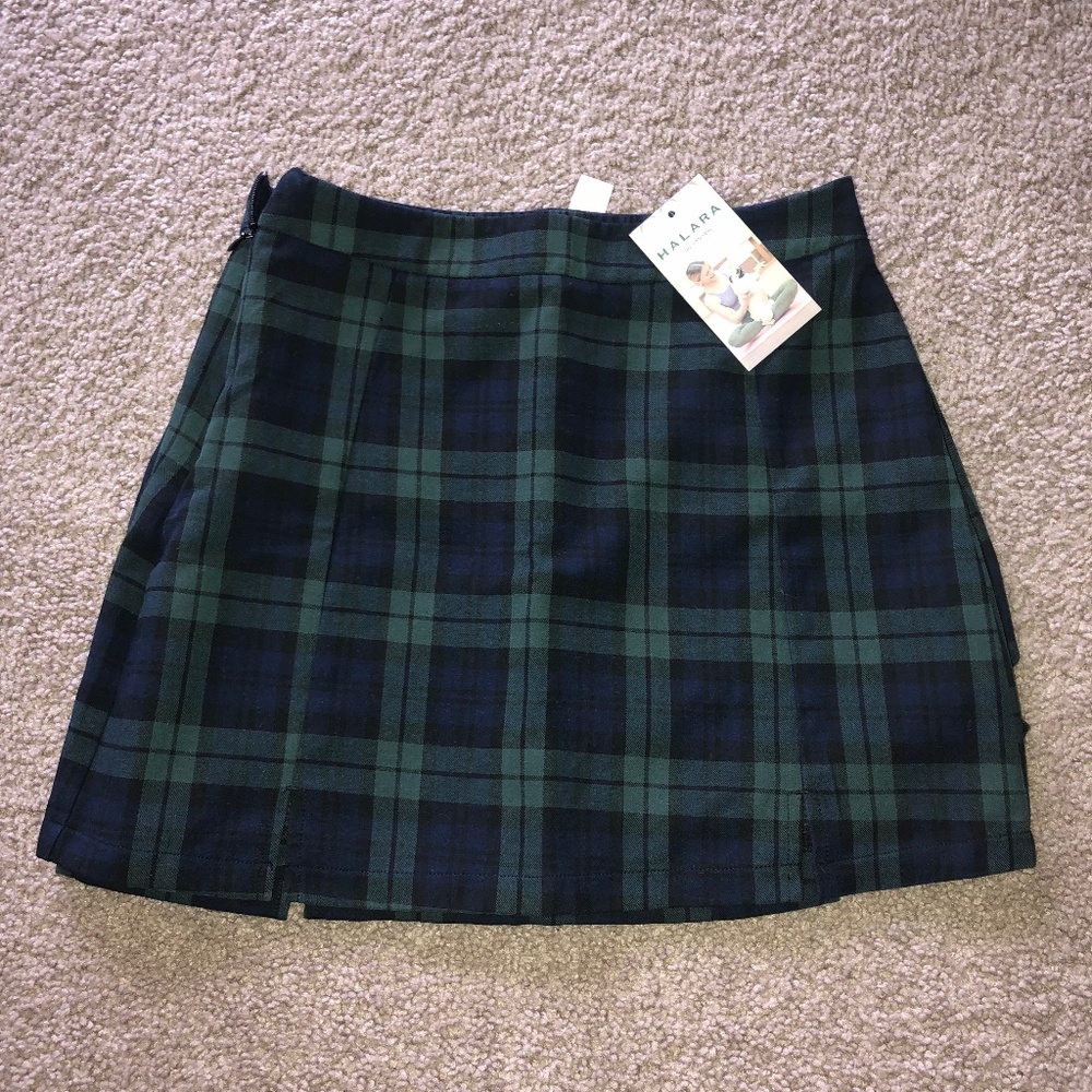 Halara Plaid Skirt